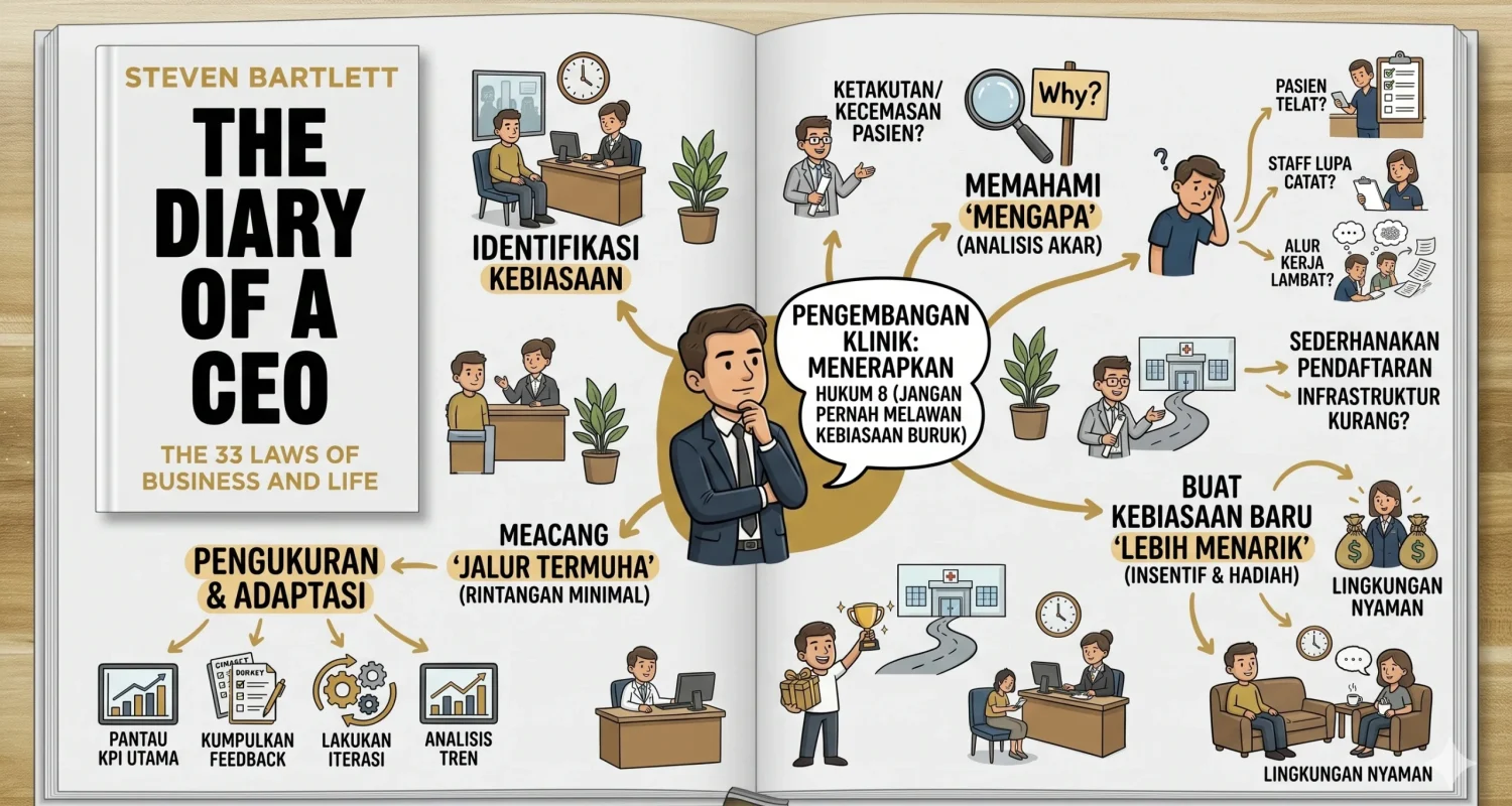 Mengembangkan Klinik dengan Meretas Habit Tim: Mengapa Anda Jangan Pernah Melawan Kebiasaan Buruk