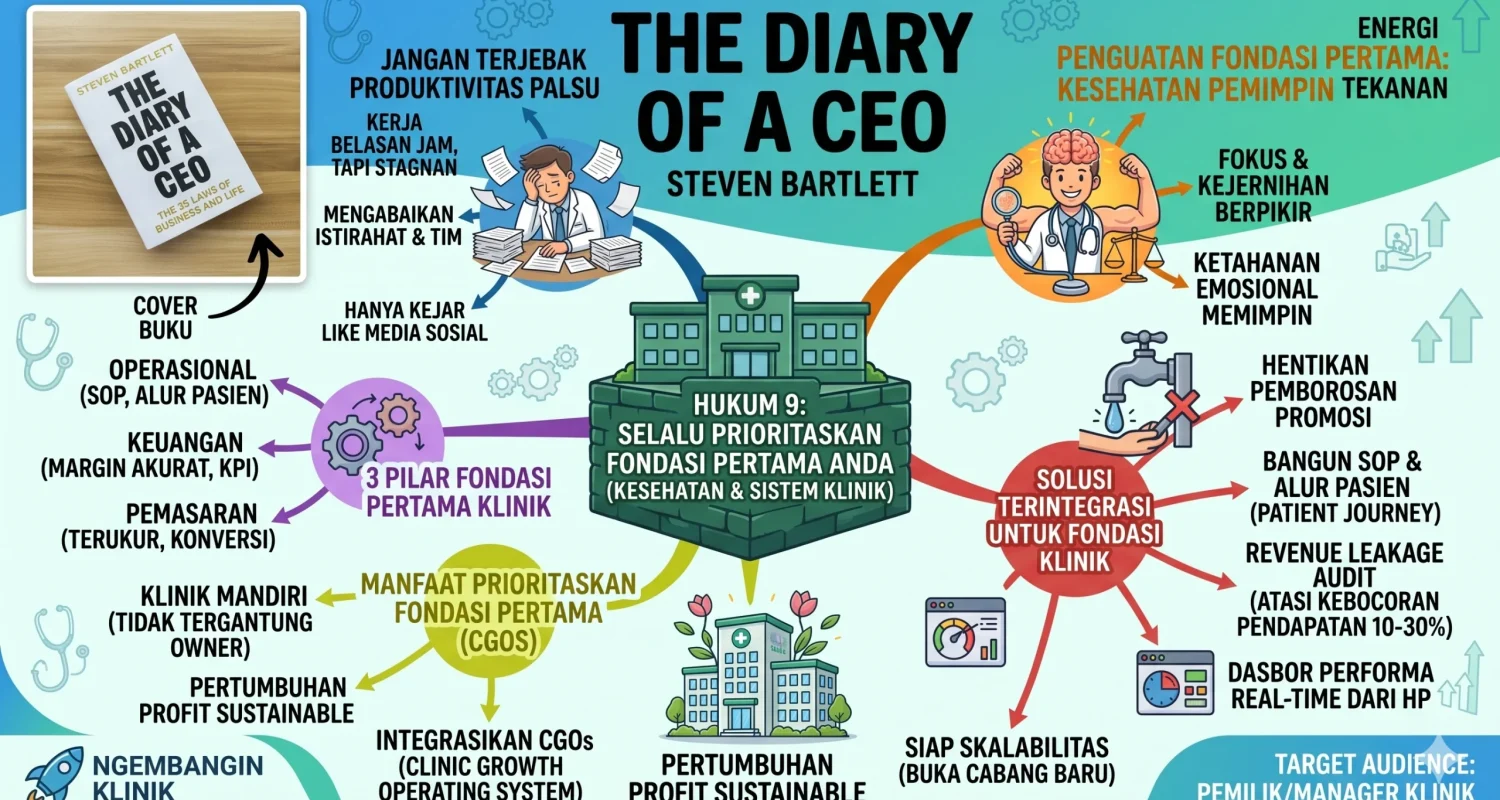 Memahami Hukum 9: Selalu Prioritaskan Fondasi Pertama Anda dalam Manajemen Klinik