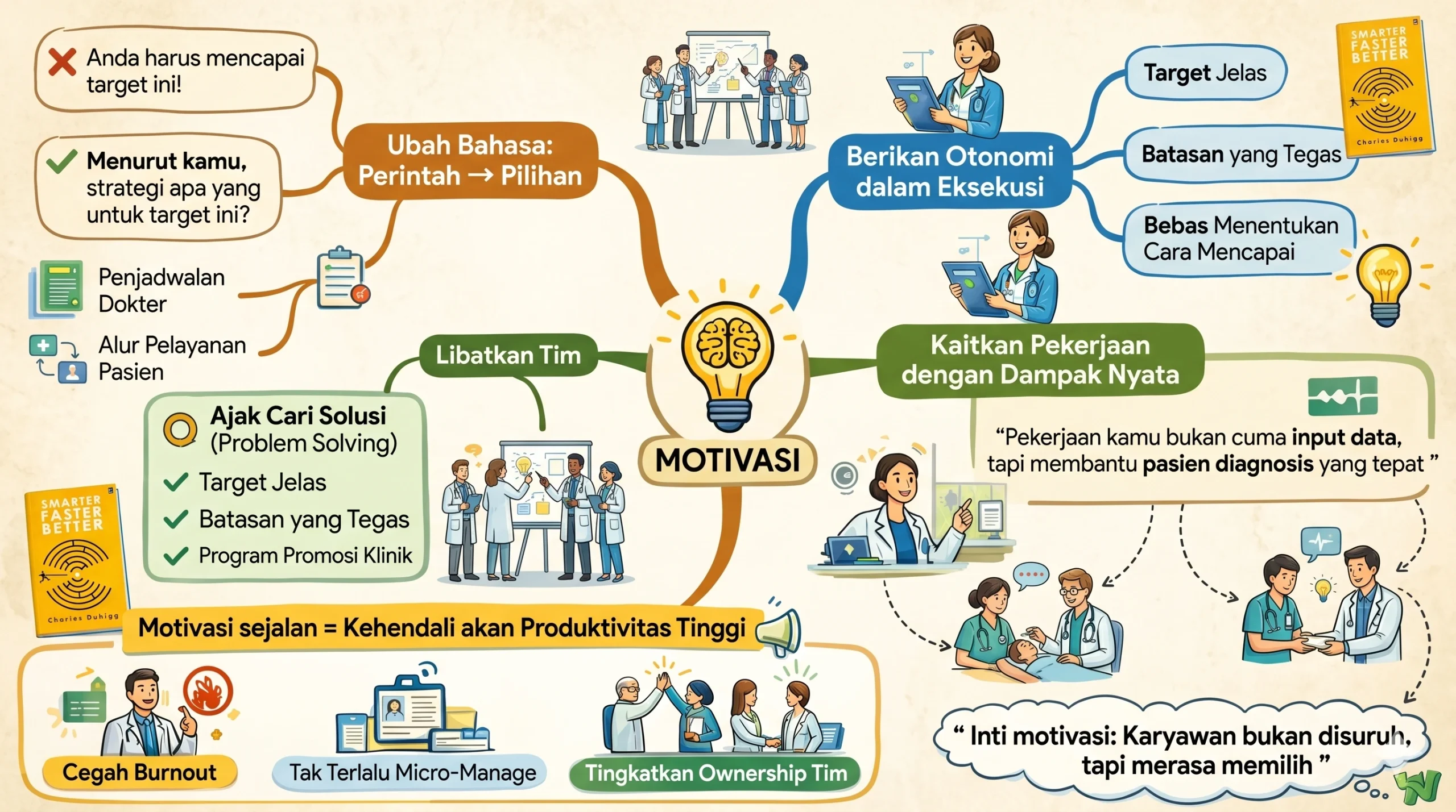 Motivasi dalam pengembangan klinik