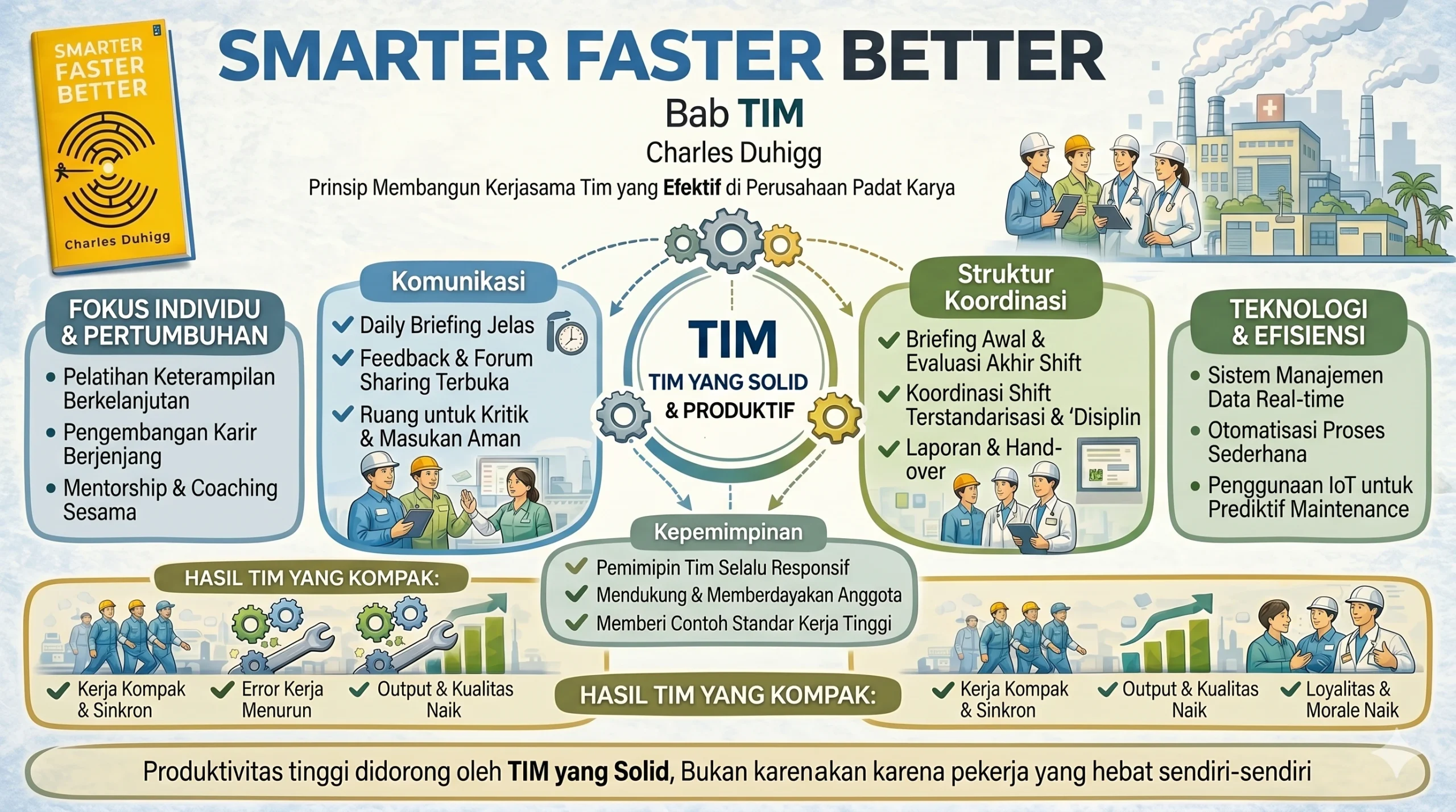 Peningkatan produktivitas tim klinik