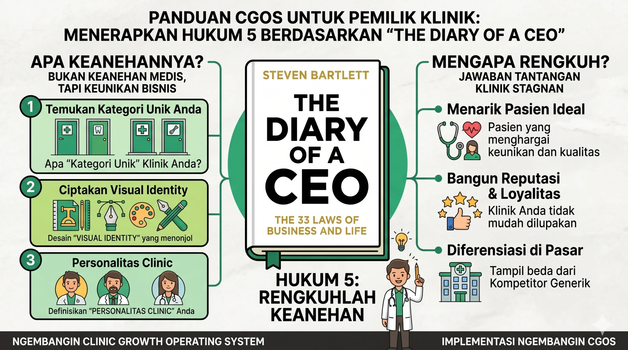 Mengembangkan Klinik Stagnan dengan Menolak Menjadi Sama: Rengkuh Keunikan Layanan Anda