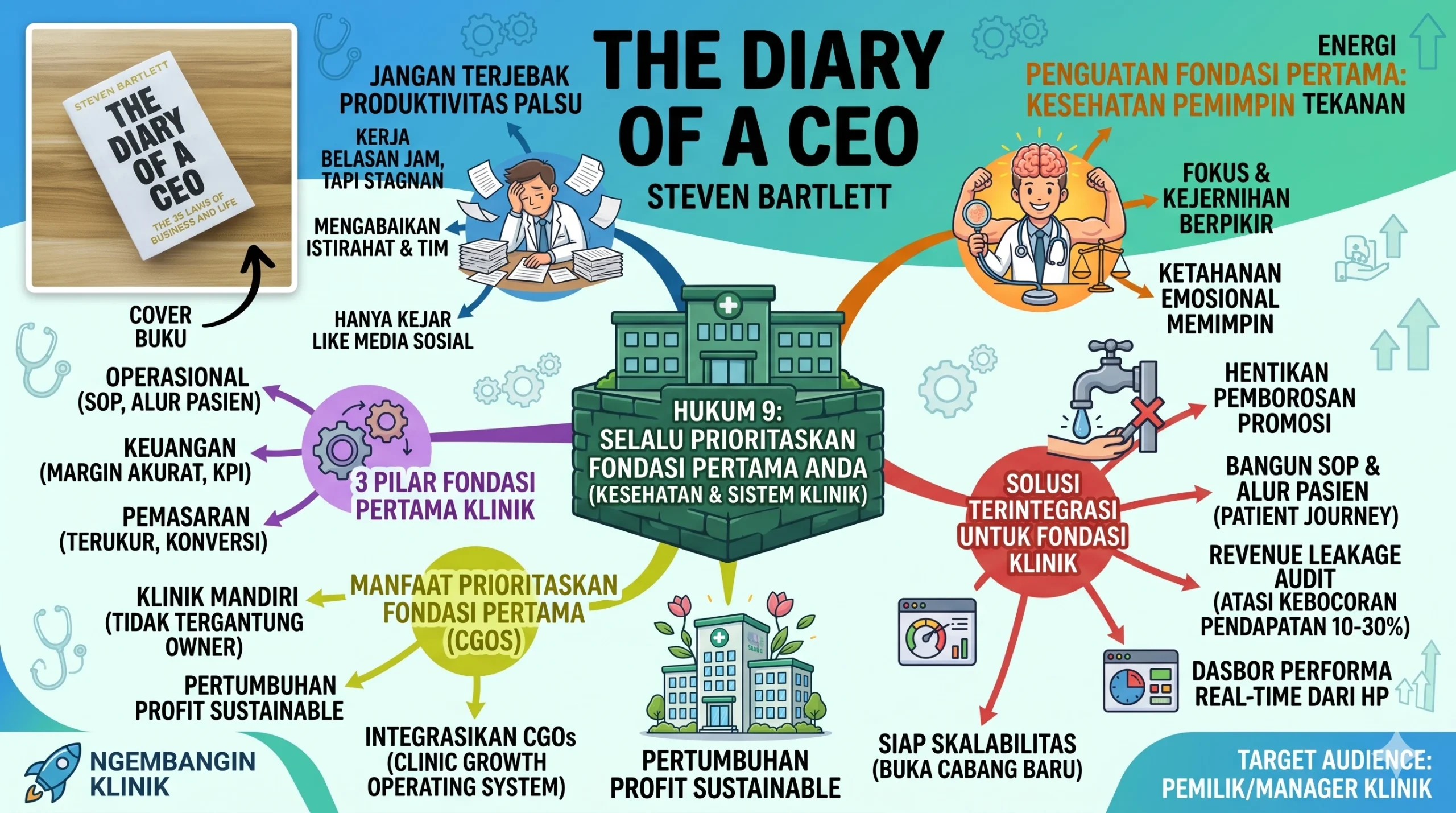 Memahami Hukum 9: Selalu Prioritaskan Fondasi Pertama Anda dalam Manajemen Klinik
